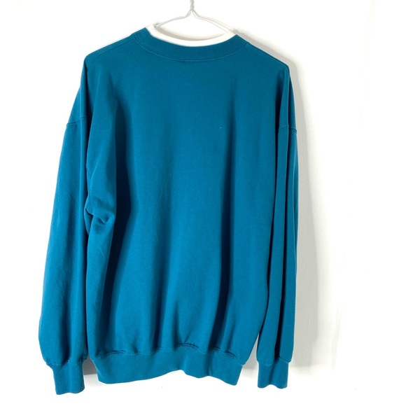 Embroidered Vintage Grandma Teal Sweatshirt - Picture 4 of 6